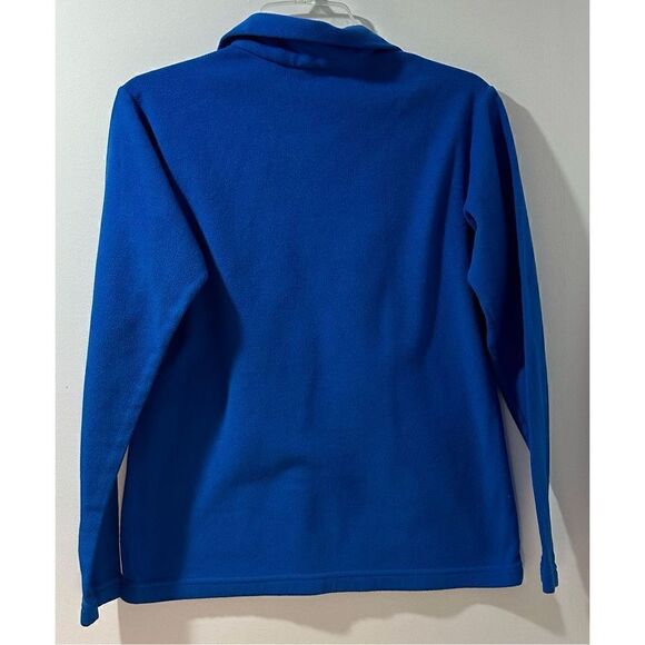 Patagonia women’s blue fleece 1/4 zip jacket  size Medium. #39-0986 - Picture 2 of 4